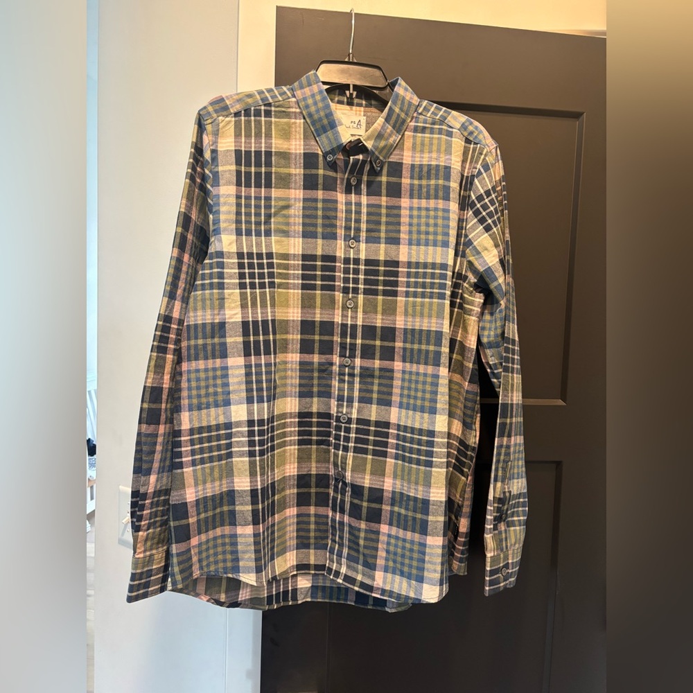 Paul Smith Collared Plaid Button Down Long Sleeve… - image 5